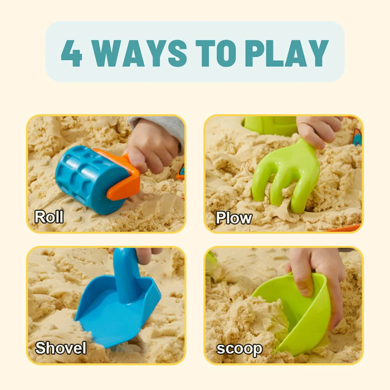Mideer - Versatile Beach Play Set - Castle of Soldier - Age 3+