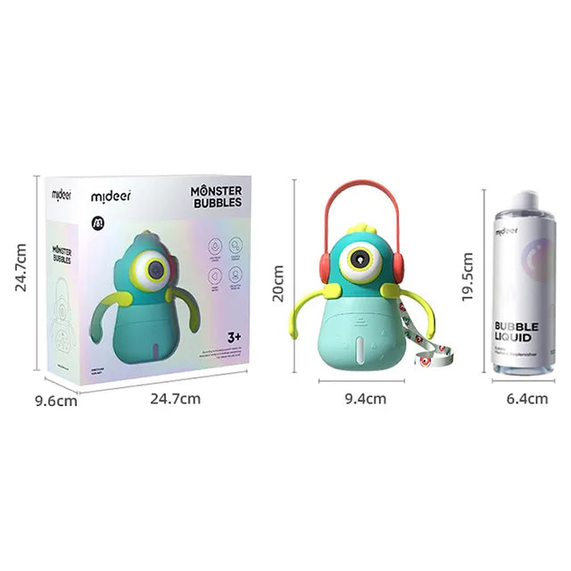 Mideer - Monster Bubbles - Pink - Age 3+