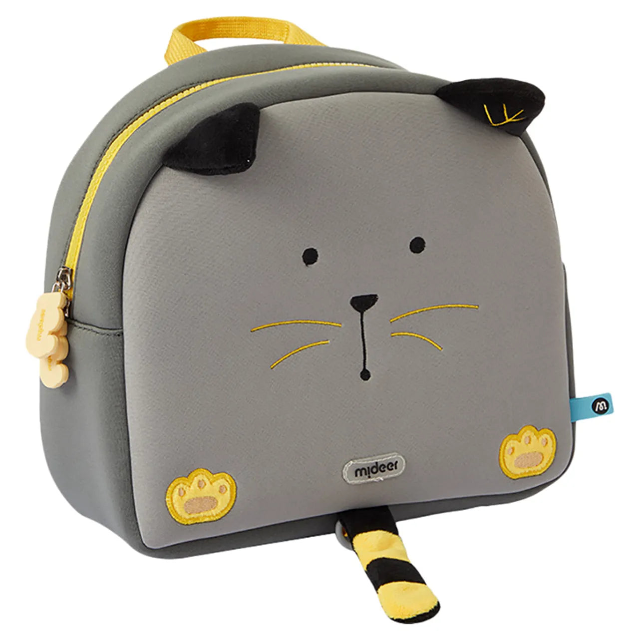 Mideer - Kids Backpack  - We Are Friends - Kitten - Grey - Age 3-6