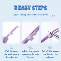 Mideer - Kids Speed Jump Rope - Purple - Taro Purple - Age 6+