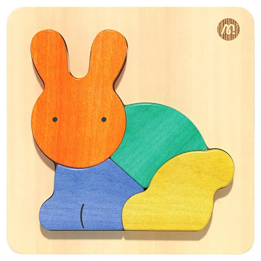 Mideer - Wooden Building Blocks - Rabbit - Age: 1+