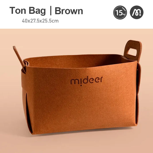 Mideer - Toy Storage Bag - Brown - Age: 3+