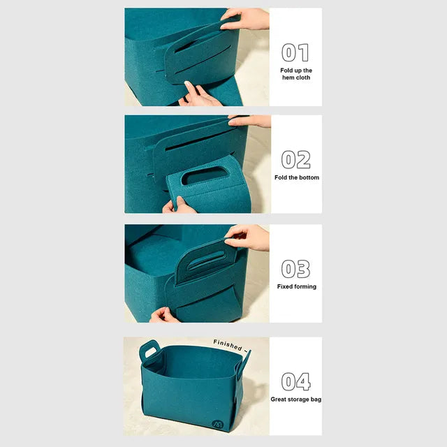 Mideer - Toy Storage Bag - Blue - Age: 3+