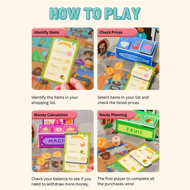 Mideer - Board Game - The Shopper - Age 5+