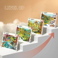 Mideer - Discovery Puzzle Big World Small World - Asian - 88P - Age 3.5+