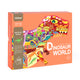 Mideer - Large Animal - Shaped Puzzle Dinosaur World - 280 pieces - Age 6+