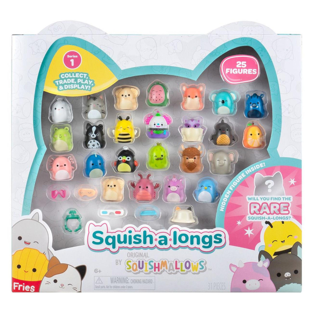 Squish-A-Longs 25 Pack Wave 1 Series 1 Assortment box
