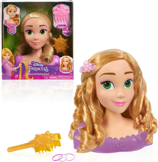 Disney Princess Rapunzel Small Styling Head with hair accessories