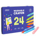 Mideer - Washable Silky Crayon - 24 colors - Age 3+