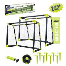 Aojie Sport – Soccer Goal Set (W/ Two Goals, One 6' Ball) - Ages 6+