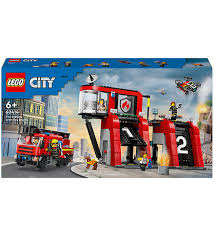 Fire Station with Fire Truck- 843 Pcs - 60414