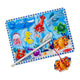 Melissa & Doug Fishing Magnetic Puzzle Game with magnetic fishing pole and wooden sea creature pieces