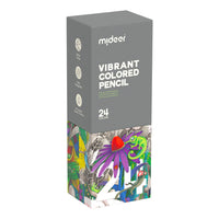 Mideer - Vibrant Colored Pencil - 24 Colors - Age 4+