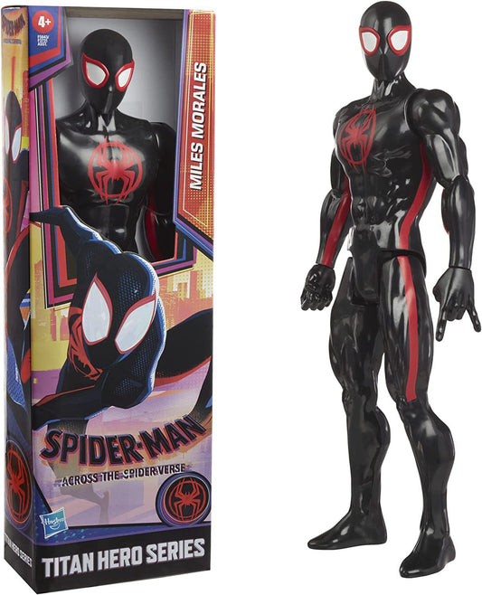 Hasbro Miles Morales Titan Hero figure on pure white background