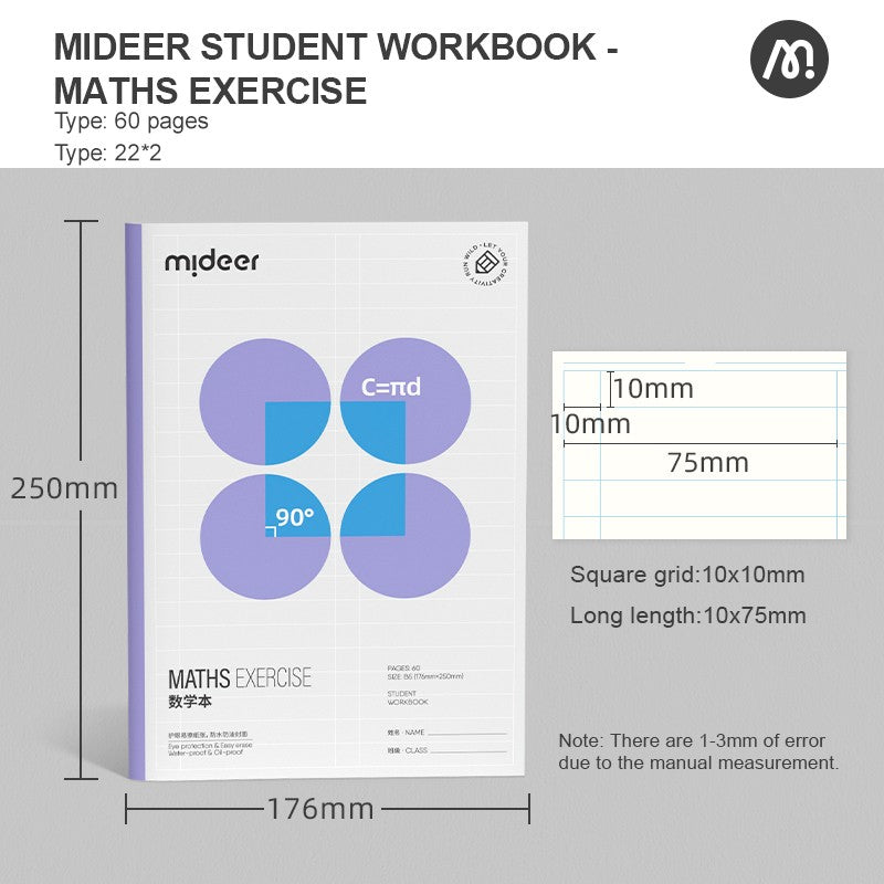 Mideer - Student Workbook - Math Exercise - AGE 2+
