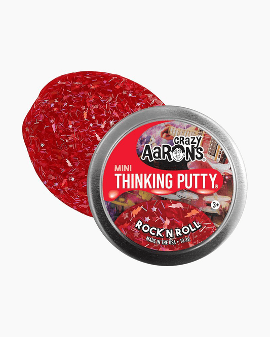 Crazy Aaron's Mini Rock n' Roll Thinking Putty tin