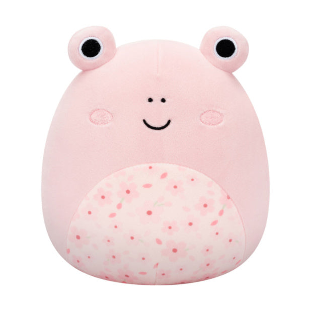 Squishmallows Kline the Pink Frog with Sakura Flower Belly 7.5 inch plush