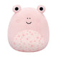 Squishmallows Kline the Pink Frog with Sakura Flower Belly 7.5 inch plush