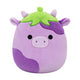 Squishmallows Frederick the Eggplant Cow 7.5 inch plush