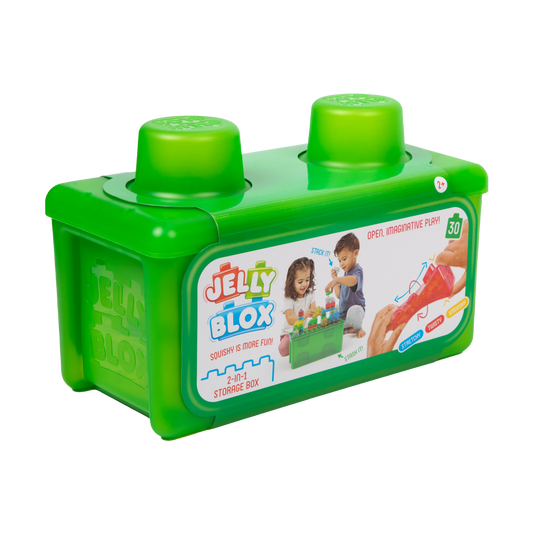 Jelly Blox Stash and Stack front view on white background