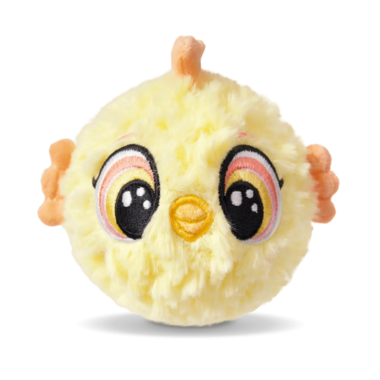 Bouncibles Leo yellow chick bouncy plush at Moon Birds Jordan