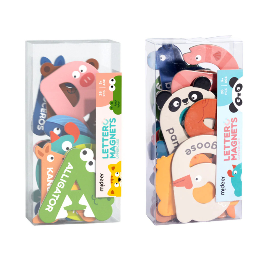 Mideer Uppercase and Lowercase Magnetic Letters educational set