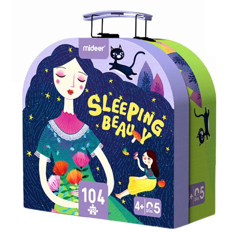 Mideer Portable Puzzle Box Sleeping Beauty with carrying case