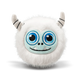 Bouncibles Boofa white yeti bouncy plush at Moon Birds Jordan